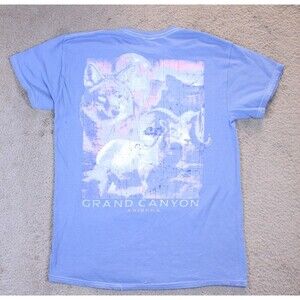Grand Canyon Arizona Wolf Ram Graphic Tee T-Shirt (Sm) NEW w/out Tags!
